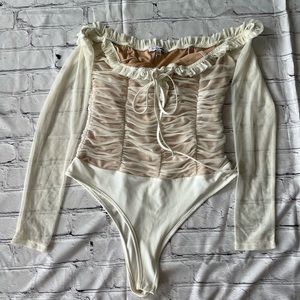 Fashion Nova Ruffle Bodysuit